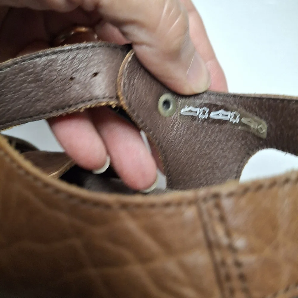 Mephisto Altina Sandals Womens 36 EUR 5.5 /6 US Brown Leather Buckle Comfort - Picture 13 of 15